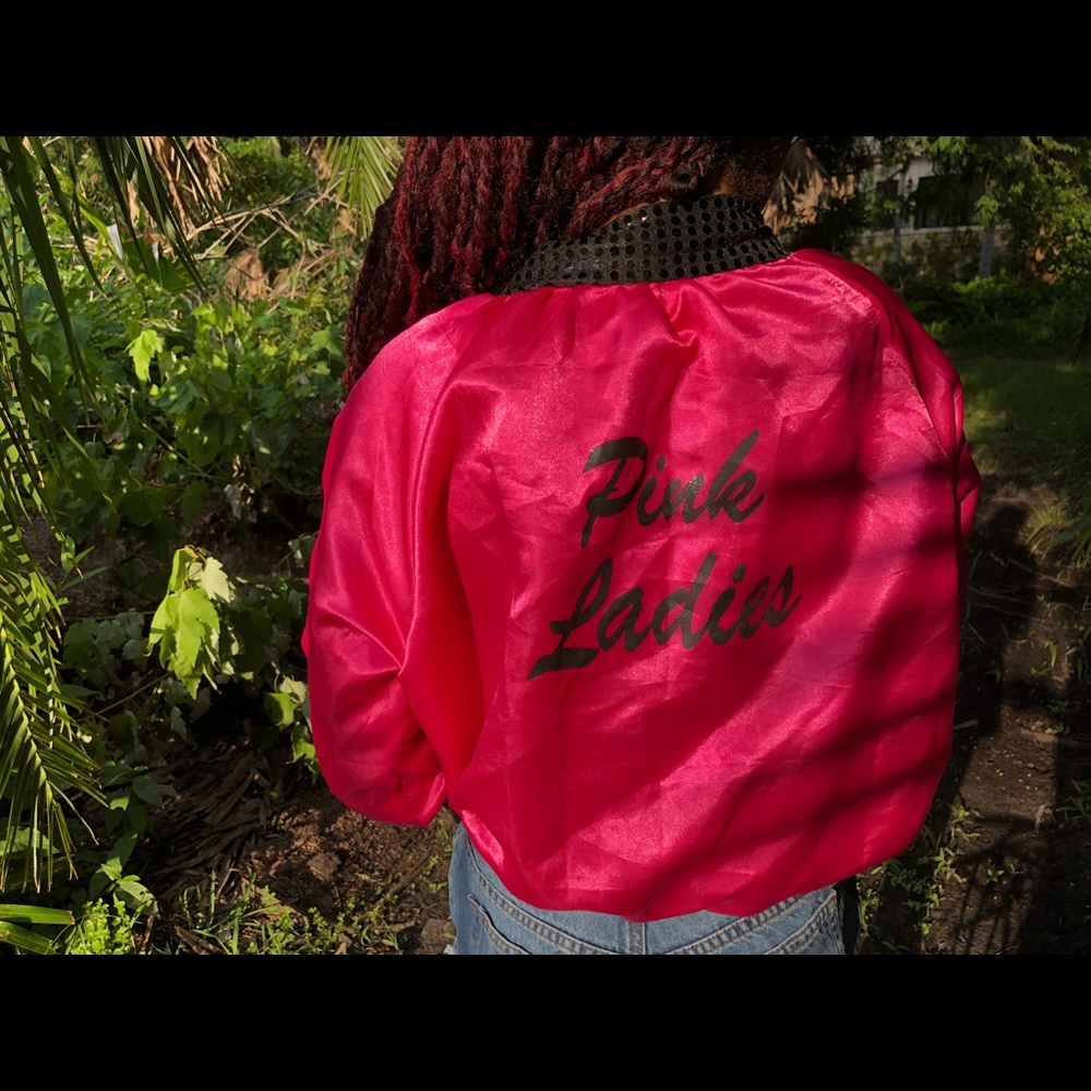 vintage pink ladies jacket